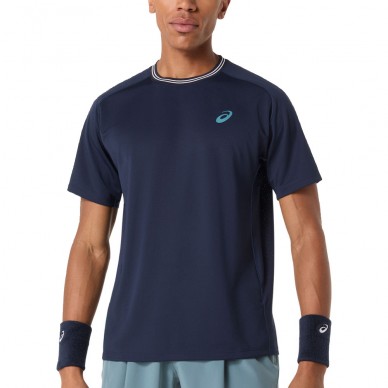 Asics Game SS Top middernachtblauw T-shirt