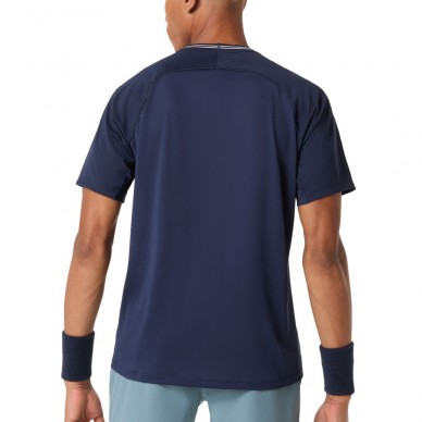 Asics Game SS Top middernachtblauw T-shirt
