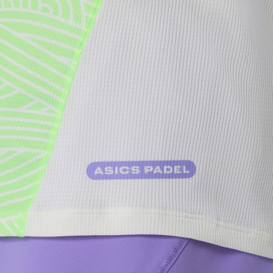 Asics Court All Over Print SS Top groen wit T-shirt