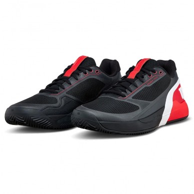 Wilson Rush Pro 5 Clay black red heren 2026