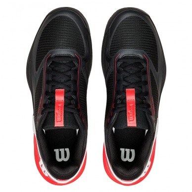 Wilson Rush Pro 5 Clay black red heren 2026