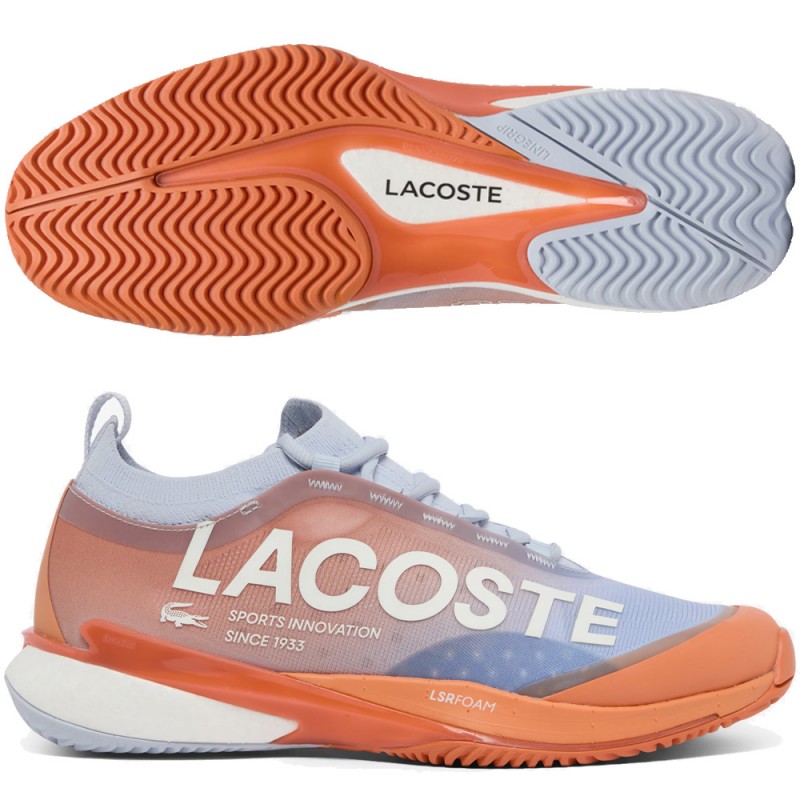 Lacoste AG-LT Lite Clay blue orange heren 2026