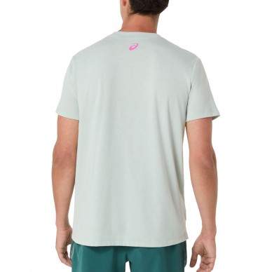 Asics Game Seasonal Graphic Tee lichtgroen T-shirt