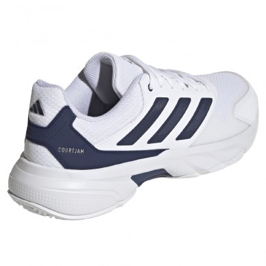 Adidas Courtjam Control 3 M white dark blue heren 2026