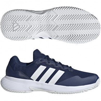 Adidas Gamecourt 2 M dark blue white heren 2026