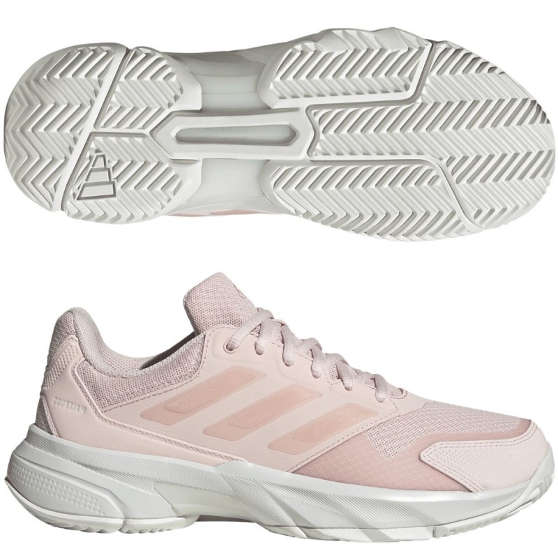 Adidas Courtjam Control 3 W wonder quartz white dames 2026