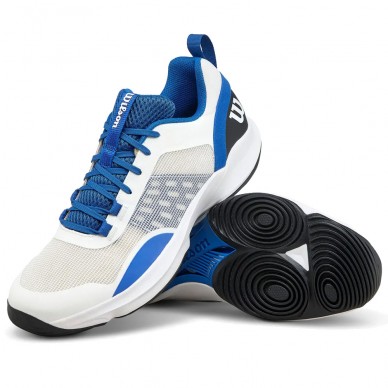 Wilson Hurakn Pro V2 white deja vu blue heren 2025