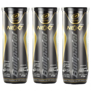 Pack 3 Bullpadel FIP Next Pro 3x3 Stucks