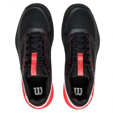 Wilsons Rush Pro 5 Padel black red heren 2026