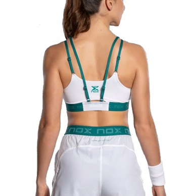 Nox Pro wit groen Sportbeha