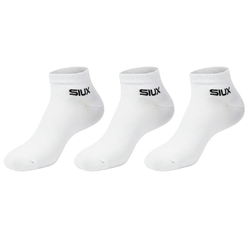 Sokken Siux Basic korte Pack 3u wit