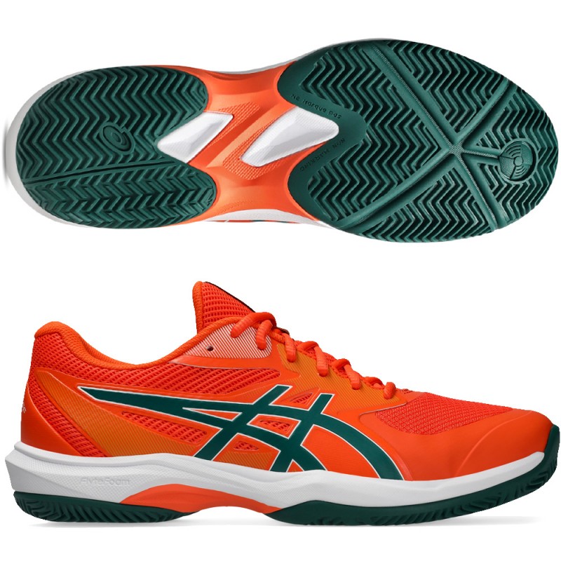 Asics Game FF Padel energy orange jewel green heren 2026
