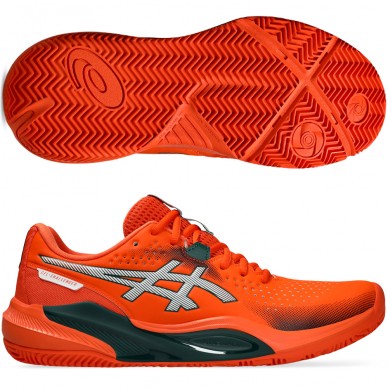 Asics Gel Challenger 15 Padel energy orange jewel green heren 2026