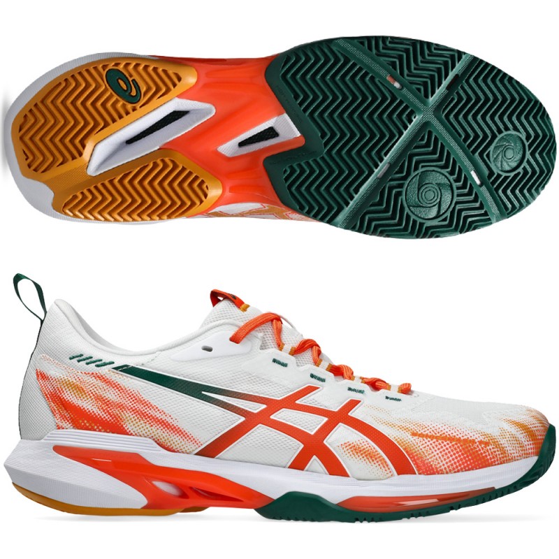 Asics Sonicsmash FF wit energie oranje heren 2026