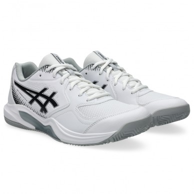 Asics Gel Dedicate 9 Padel White Black heren 2026