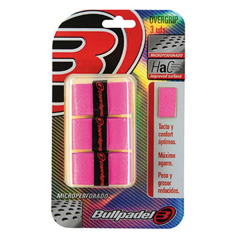 Overgrips bullpadel Microperforados GB1201 Rosas Overgrips bullpadel Microperforados GB1201 Rosas