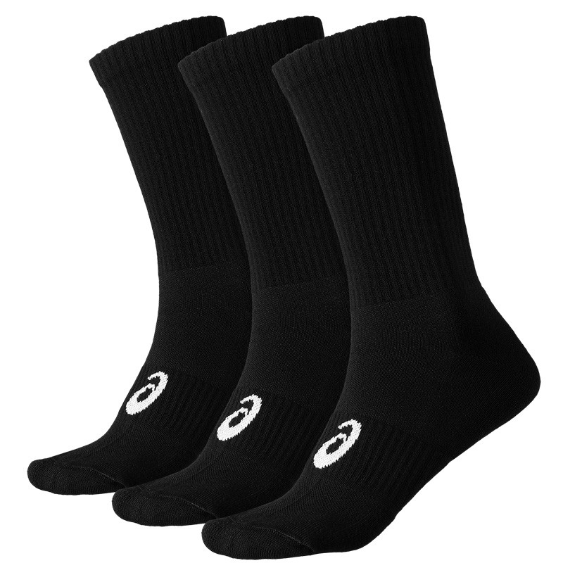 Pack 3 calcetines Asics Crew Sock Black Pack 3 calcetines Asics Crew Sock Black