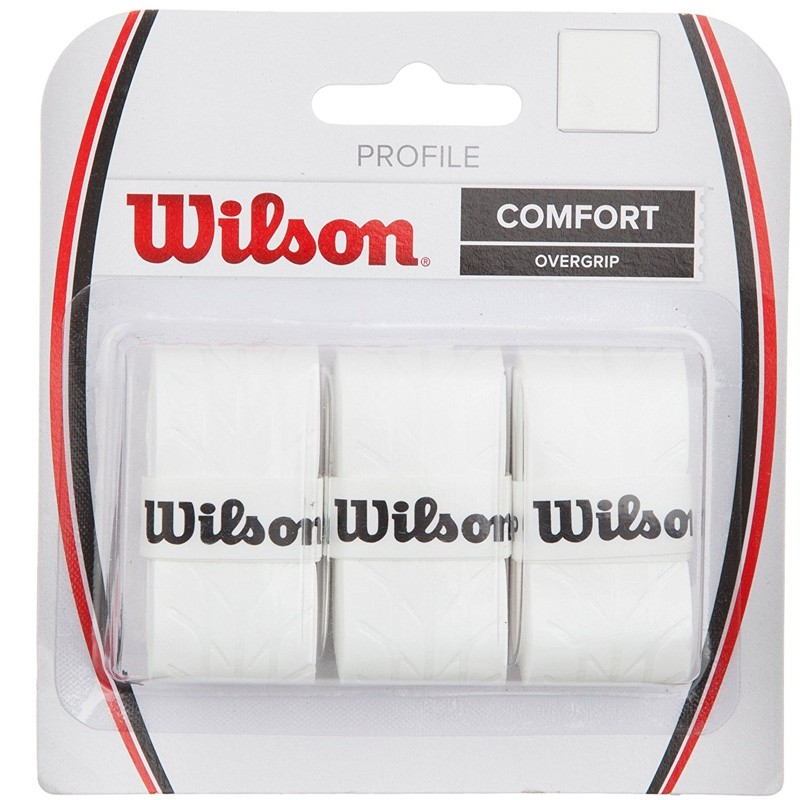 Overgrip Wilson Confort Profile blancos Overgrip Wilson Confort Profile blancos