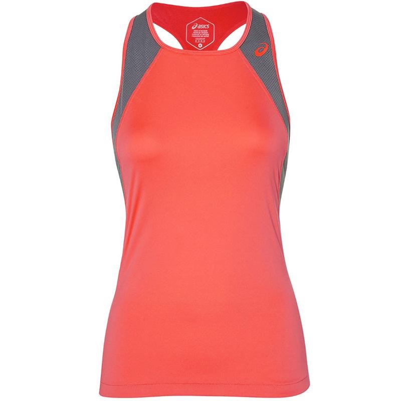 Camiseta Asics Mujer Club Padel Tank Flash Coral Camiseta Asics Mujer Club Padel Tank Flash Coral
