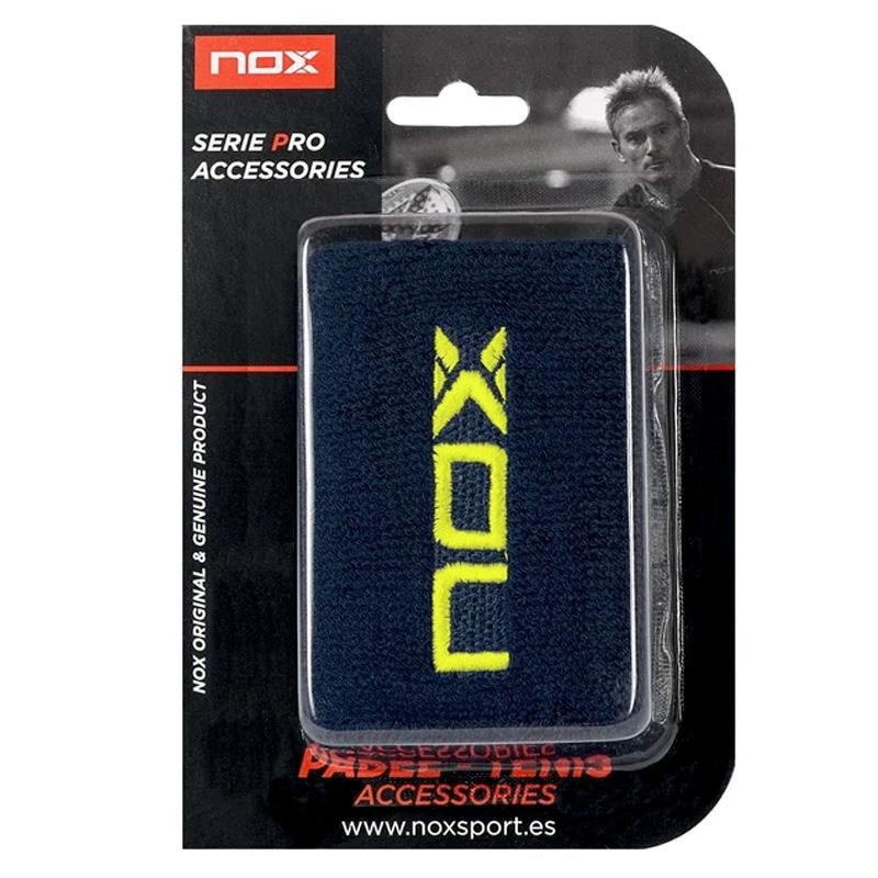 Muñequera Nox Azul logo Lima Muñequera Nox Azul logo Lima