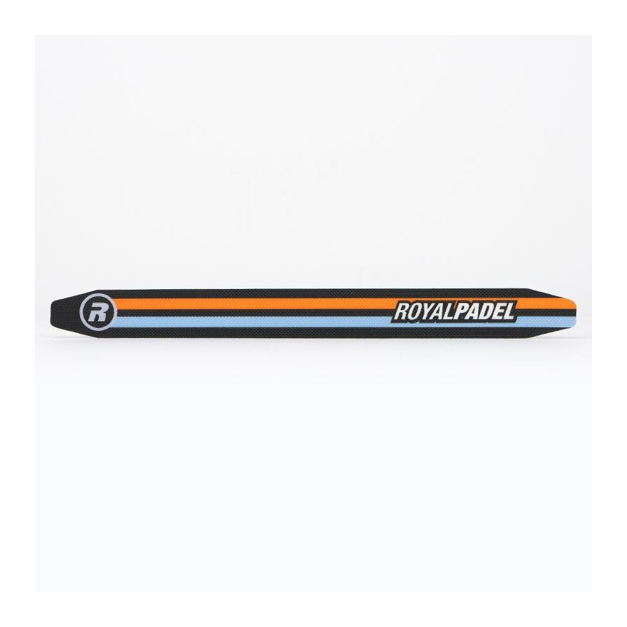 Protector Royal Padel Negro Raya Naranja Azul