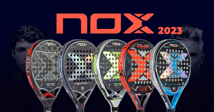 Presentatie van de Nox 2023 padelcollectie, de officiële padel racket van de World Padel Tour