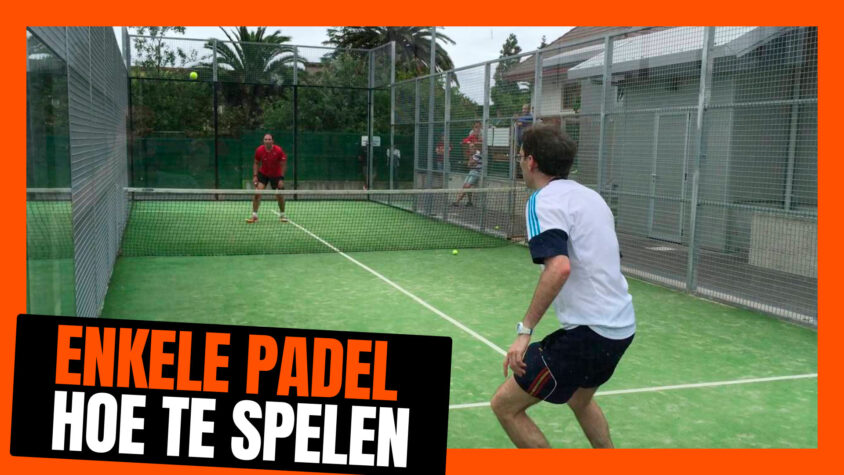 Enkele padel, speel 1 op 1