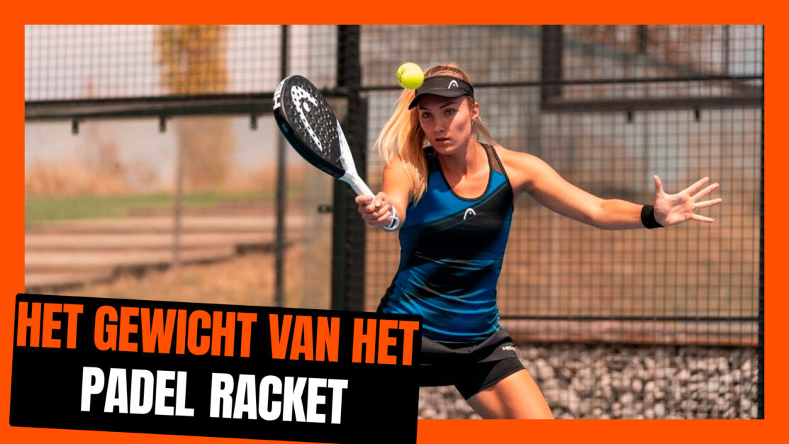 Het gewicht van het pedel racket