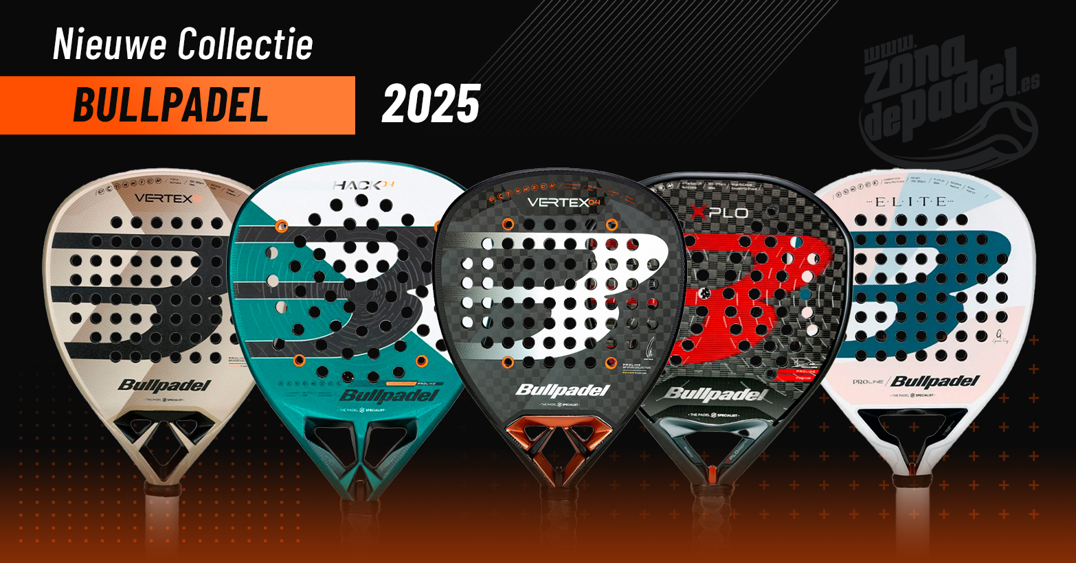 Nieuwe Bullpadel 2025 padel racket collectie: Vernieuwde Vertex 04 en XPLO 2025, de bom van Bullpadel