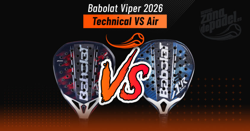 Babolat Technical Viper 3.0 2026 vs Air Viper 2.6 2026: Mening en deskundige analyse. Een duel van titanen!