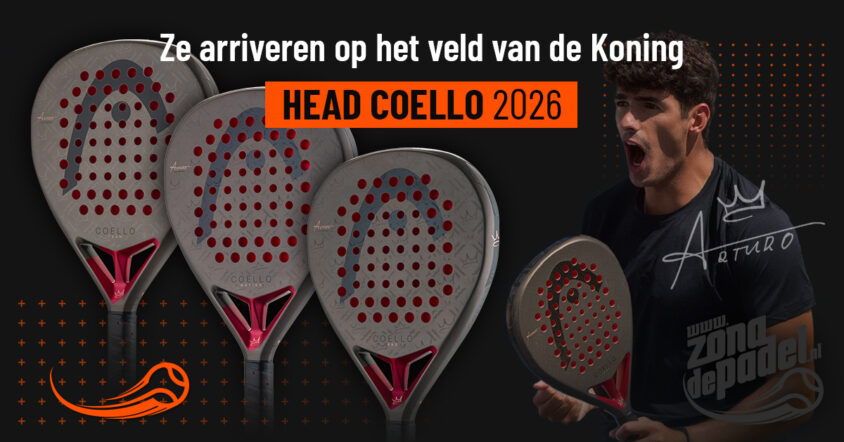 Head Coello 2026: Ontdek de nieuwe collectie padel rackets van Arturo Coello voor alle niveaus.